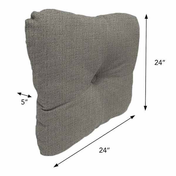Fiddlestix Linen Premium Outdoor Tufted Back Cushion
